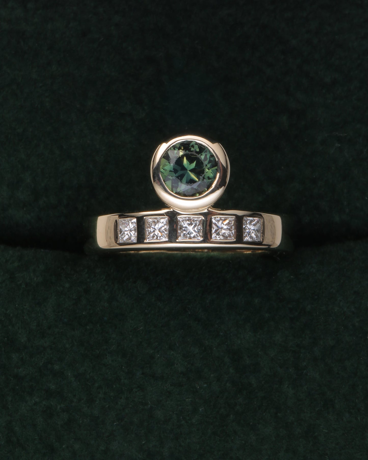 Ascend Ring | Parti Sapphire & Diamonds 10k Gold - ALTRA Jewellery -