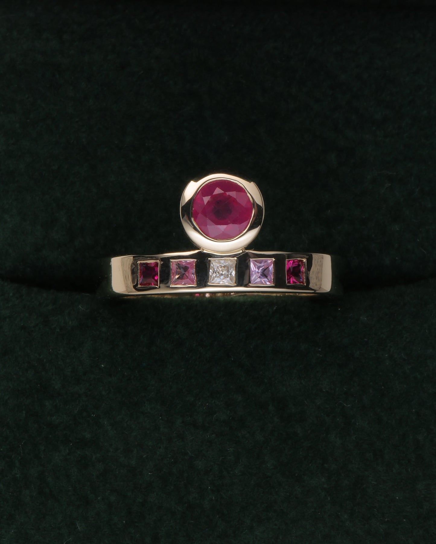 Ascend Ring | Ruby & Diamonds 10k Gold - ALTRA Jewellery -