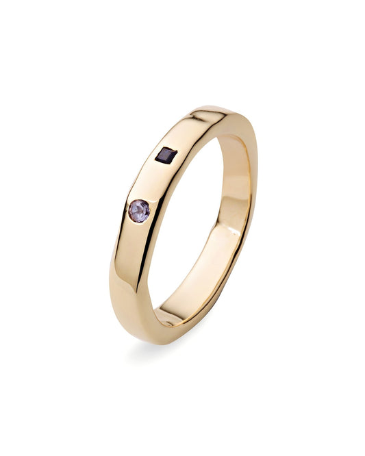 Essence Ring | Blue Sapphire & Tanzanite 10k Gold - ALTRA Jewellery -
