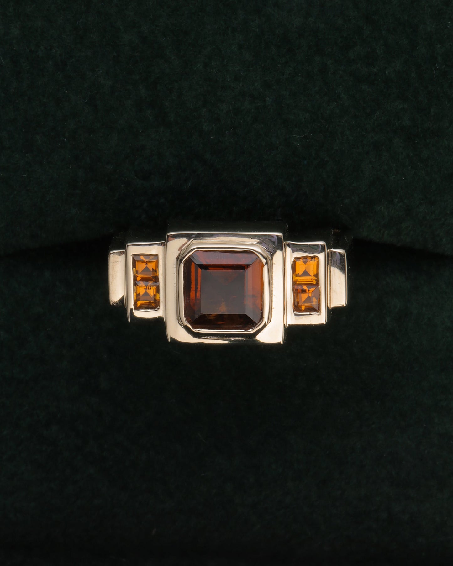 Temple Ring | Honey Tourmaline 10k Gold - ALTRA Jewellery -