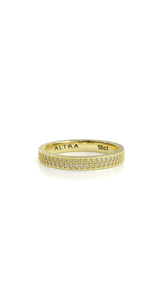 Halo| 18k Gold Ring - ALTRA Jewellery - 