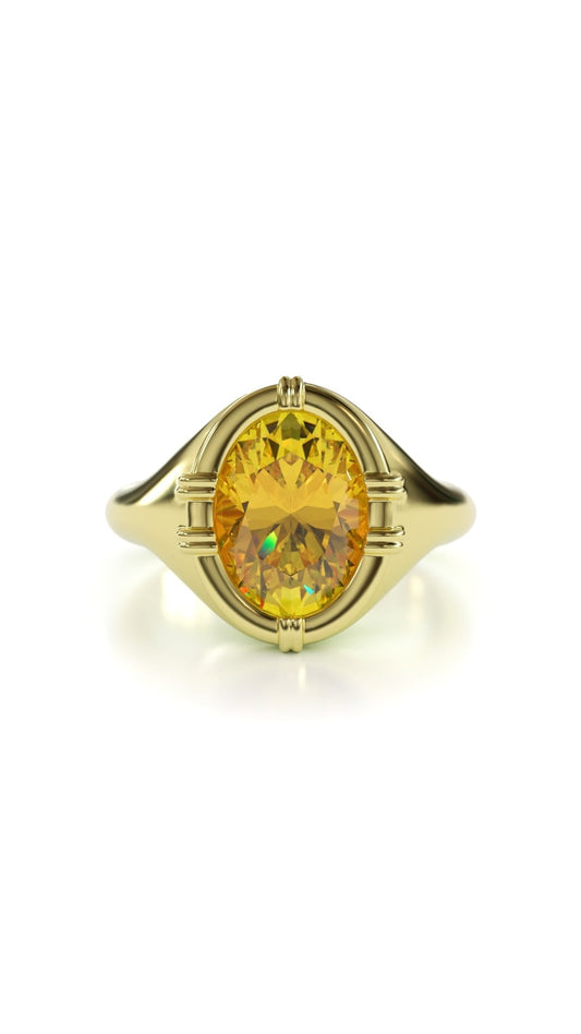 Sunlight Ring| Citrine 10k Gold - ALTRA Jewellery - 