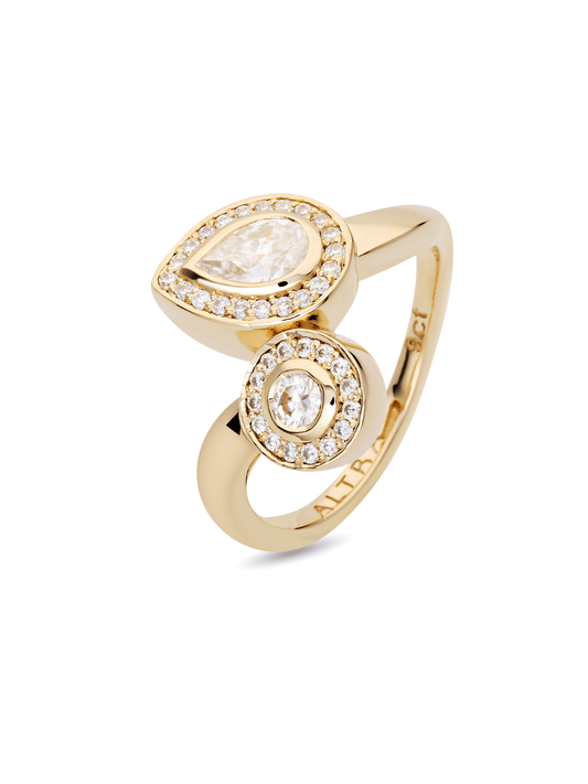 Us Ring | Diamond 18k Gold - ALTRA Jewellery - 