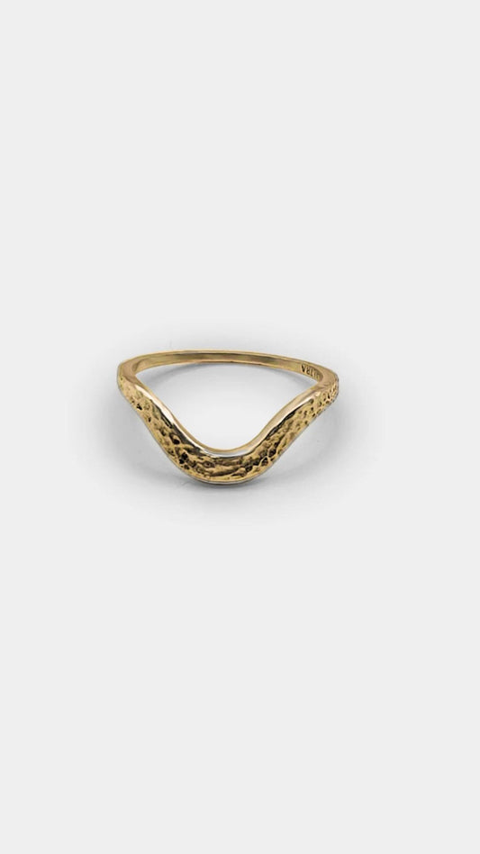 Wave | 9k gold ring - ALTRA Jewellery -